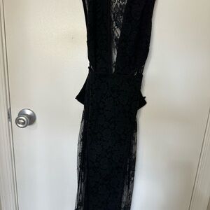 Windsor Black Lace Maxi Dress